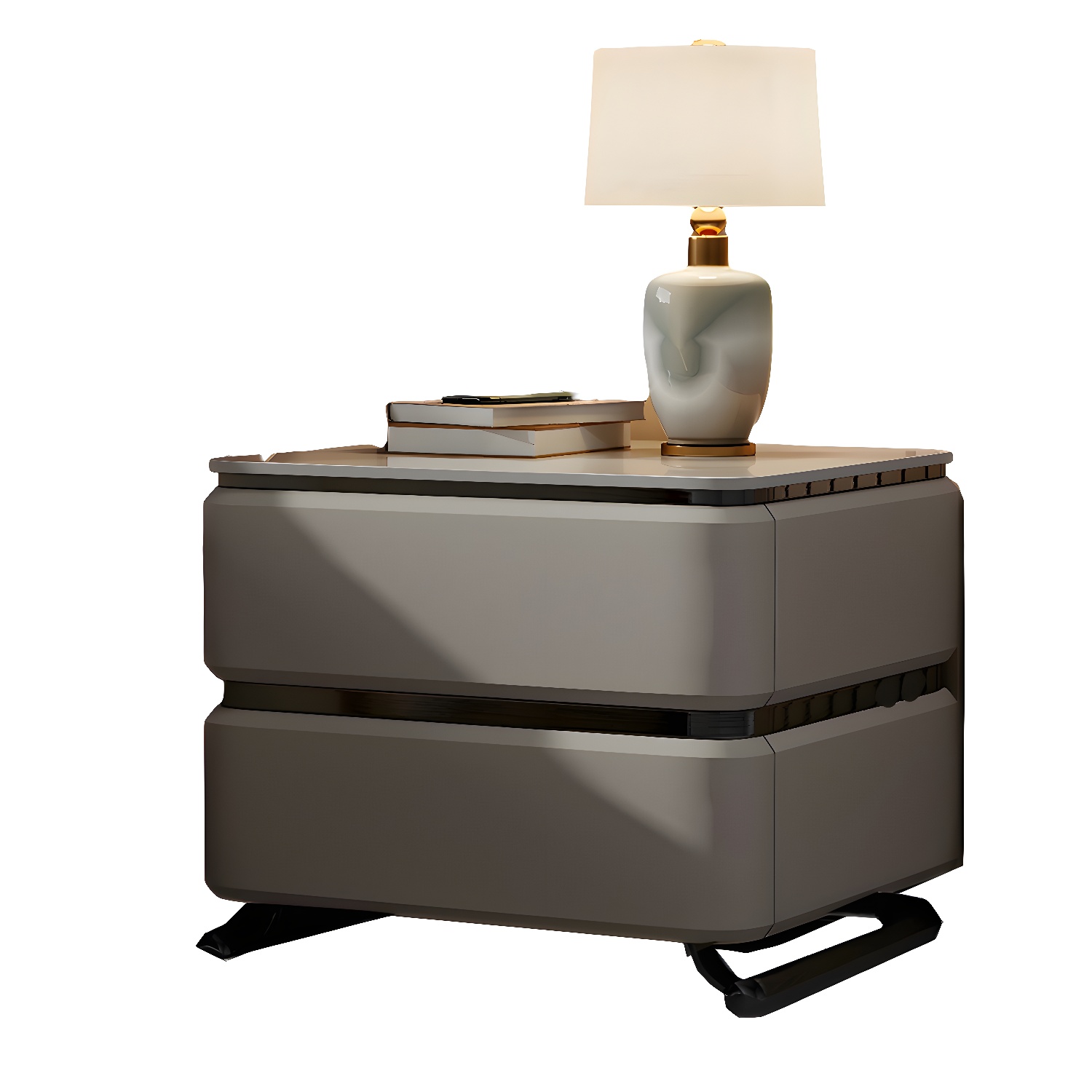 Modern Stone Nightstand | Ormau - image 26
