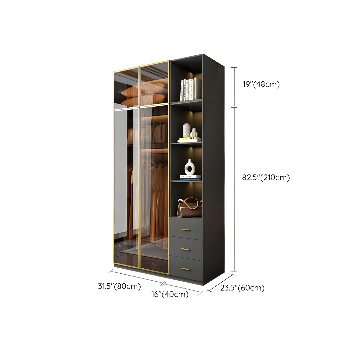 Modern Wardrobe Armoire | Ormau - image 33