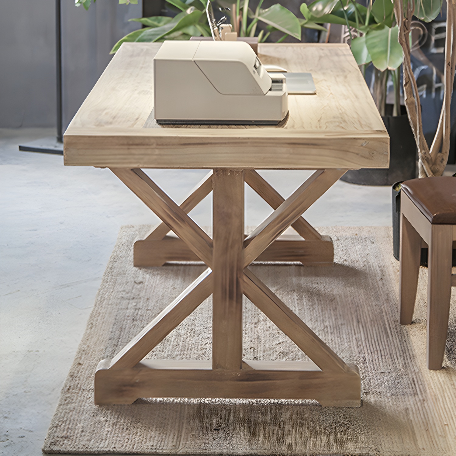 Distressed Pine Dining Set | Ormau - image 2