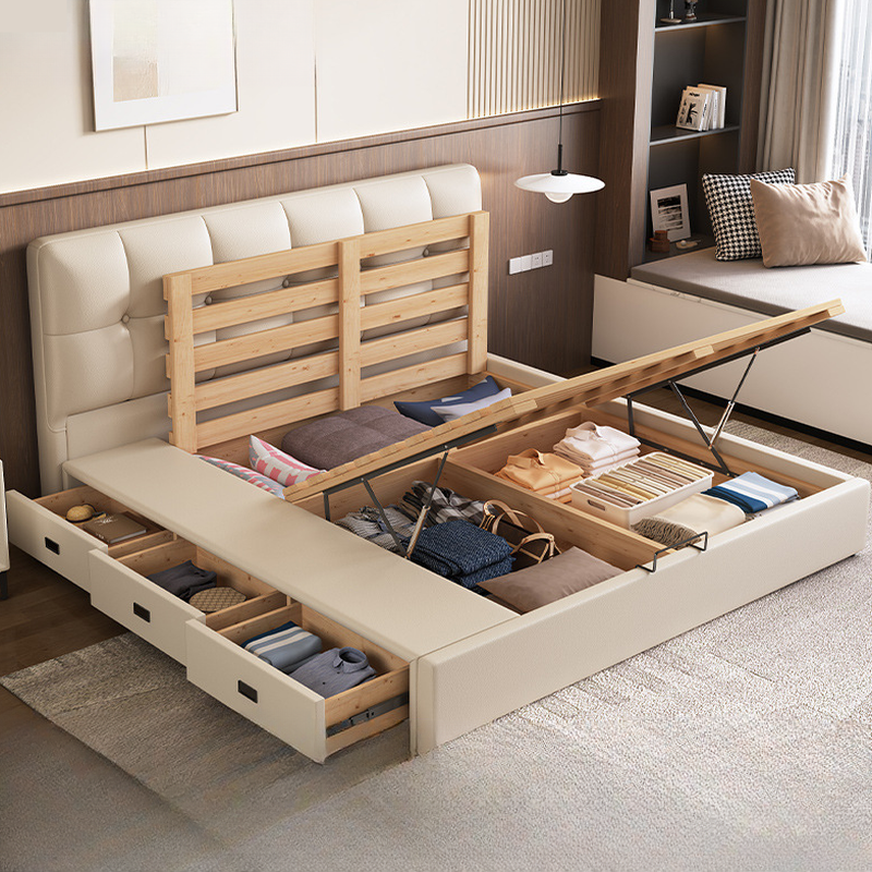 Stitch-Tufted Platform Bed | Ormau - image 2