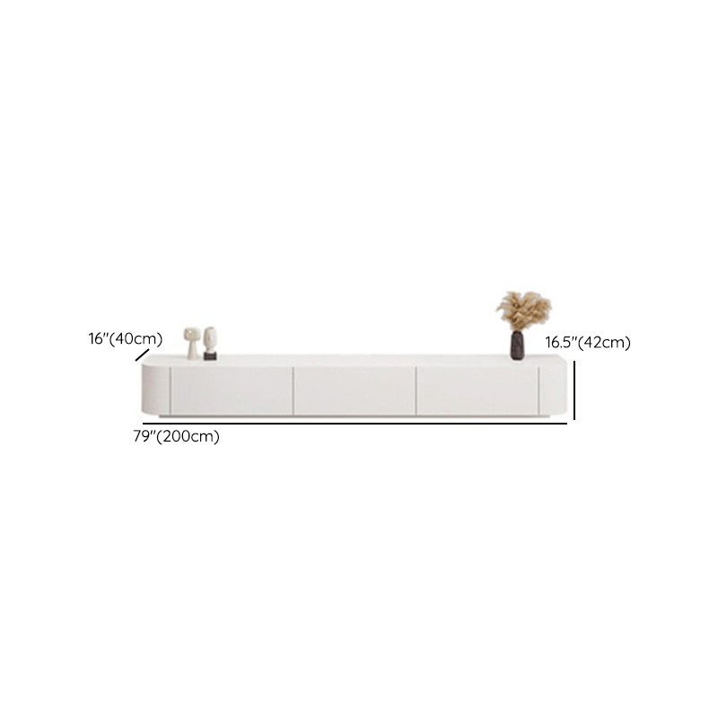Modern White TV Stand | Ormau - image 17