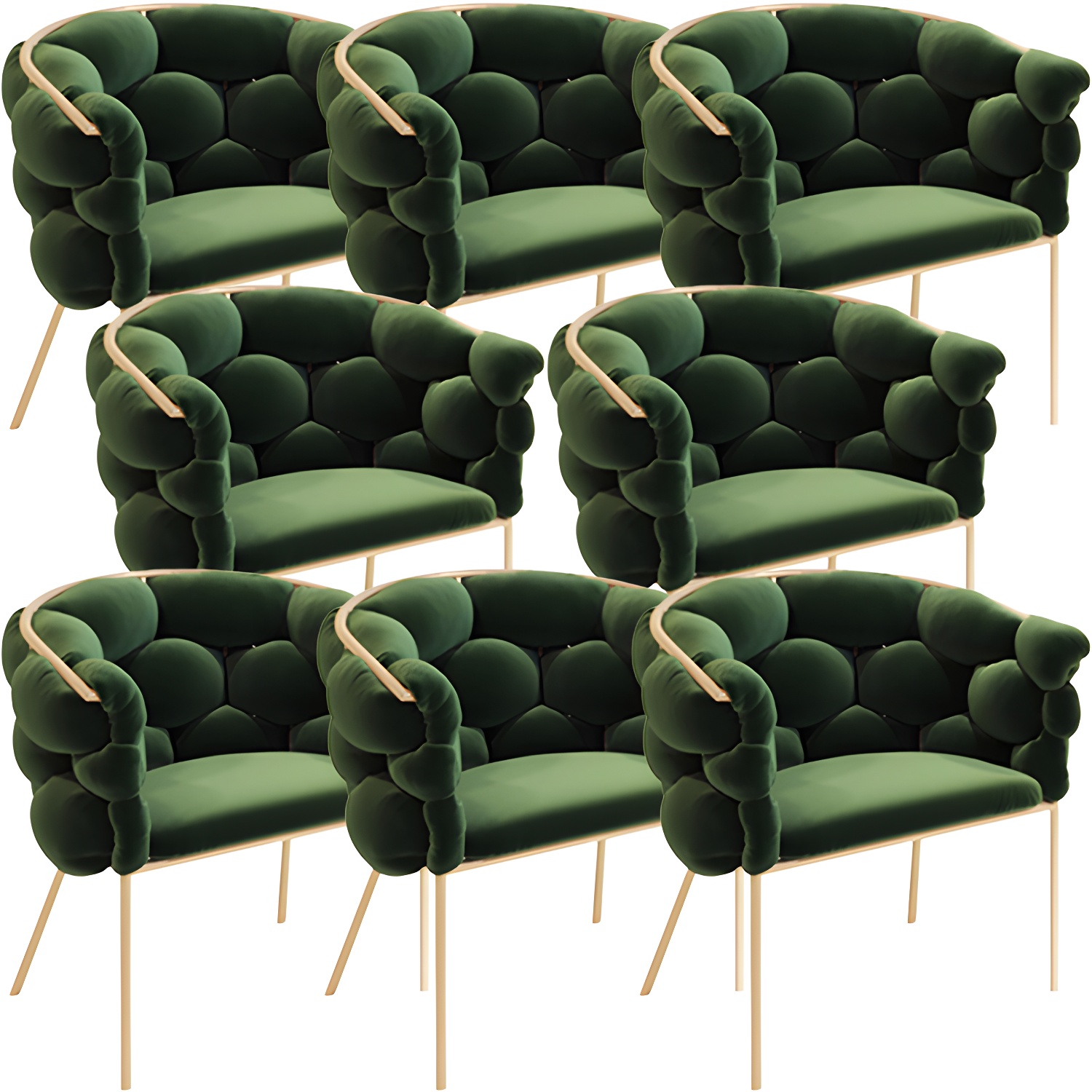 Glam Upholstered Dining Chair | Ormau - image 48