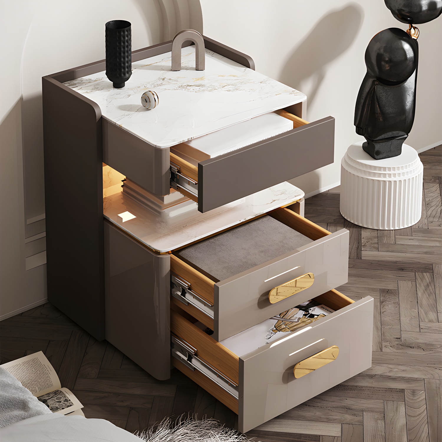 USB Charging Nightstand | Ormau - image 6