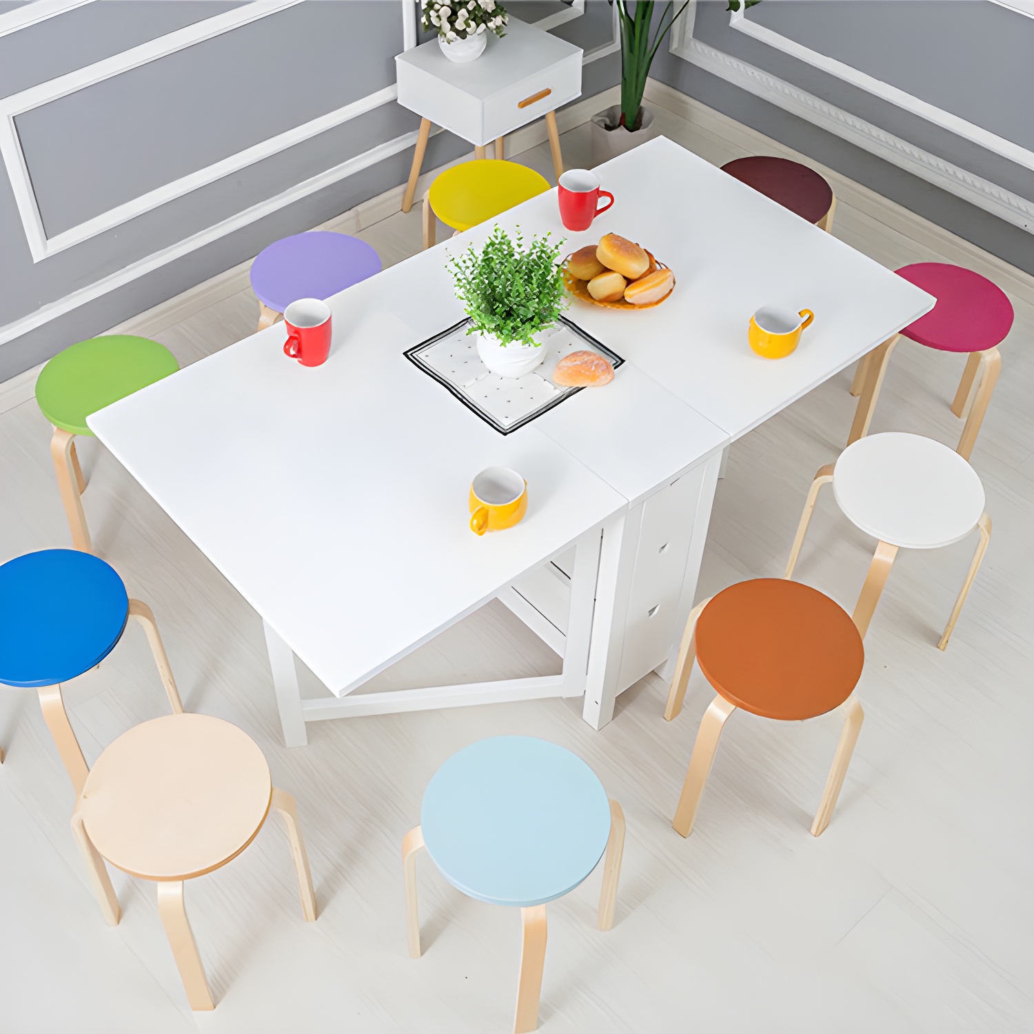 Birch Drop Leaf Dining Table | Ormau - image 10
