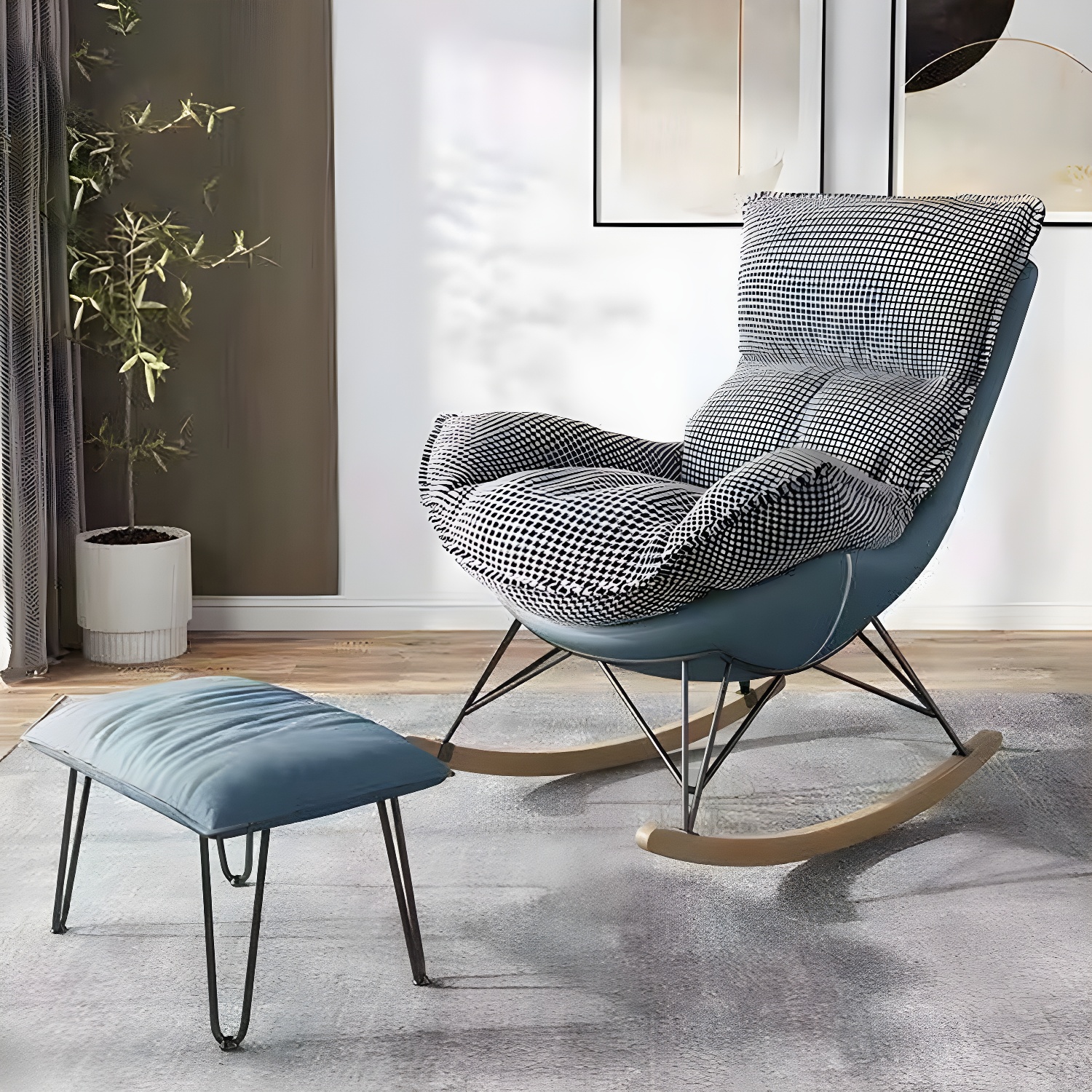 Glider Rocker & Ottoman Set | Ormau - image 2