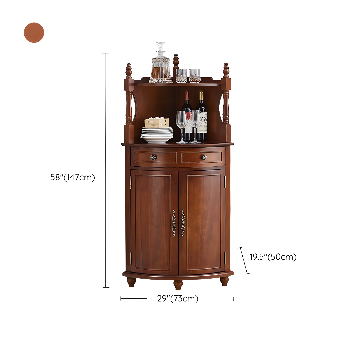 Mid-Century Corner Cabinet | Ormau - image 13