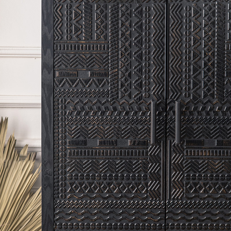 Scored Wood Console Cabinet | Ormau - image 7