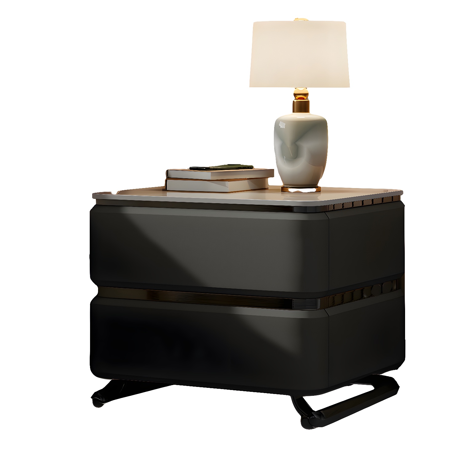 Modern Stone Nightstand | Ormau - image 17