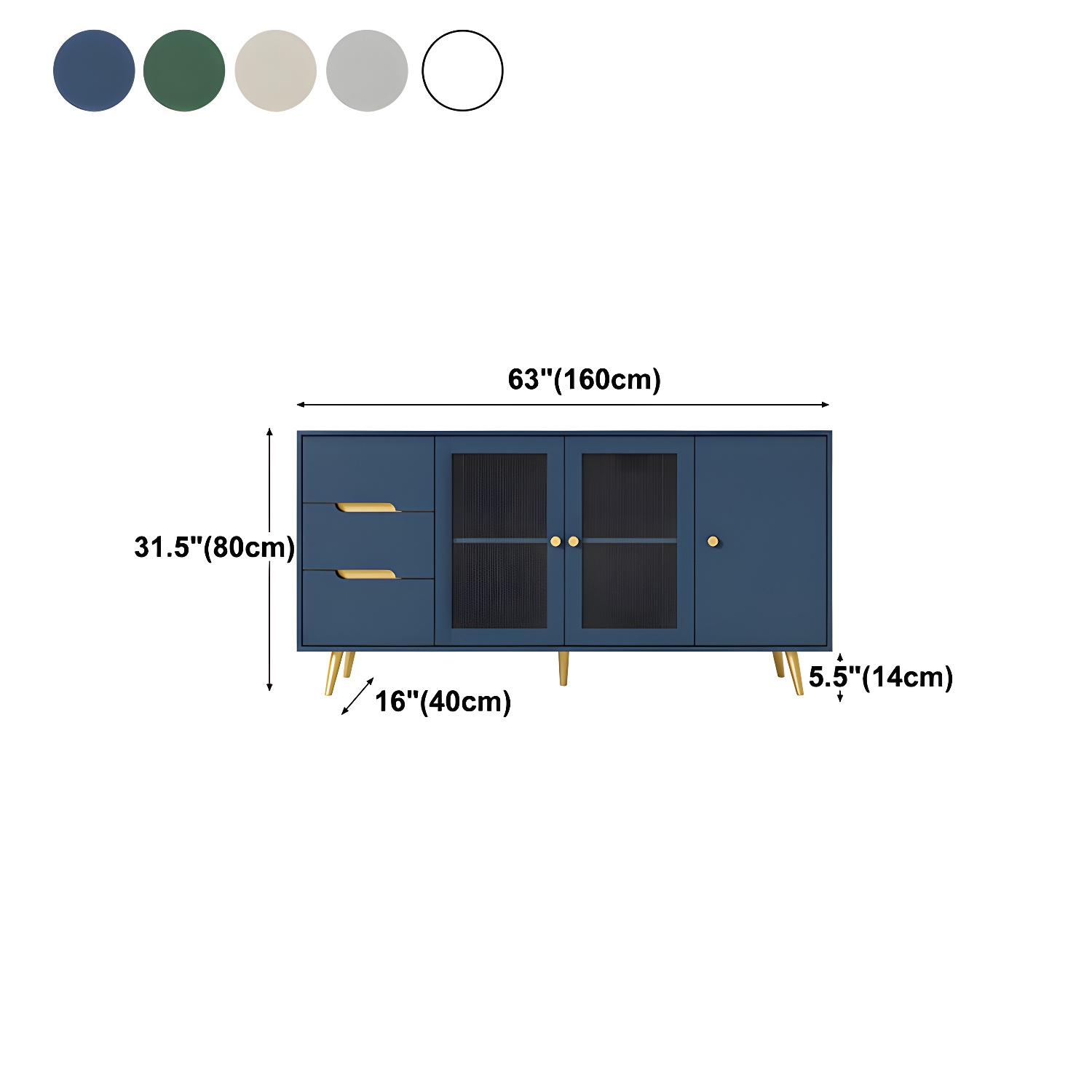 Modern Glass Door Sideboard | Ormau - image 18
