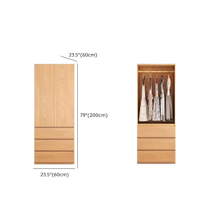 Natural Wood Almirah Wardrobe | Ormau - image 21