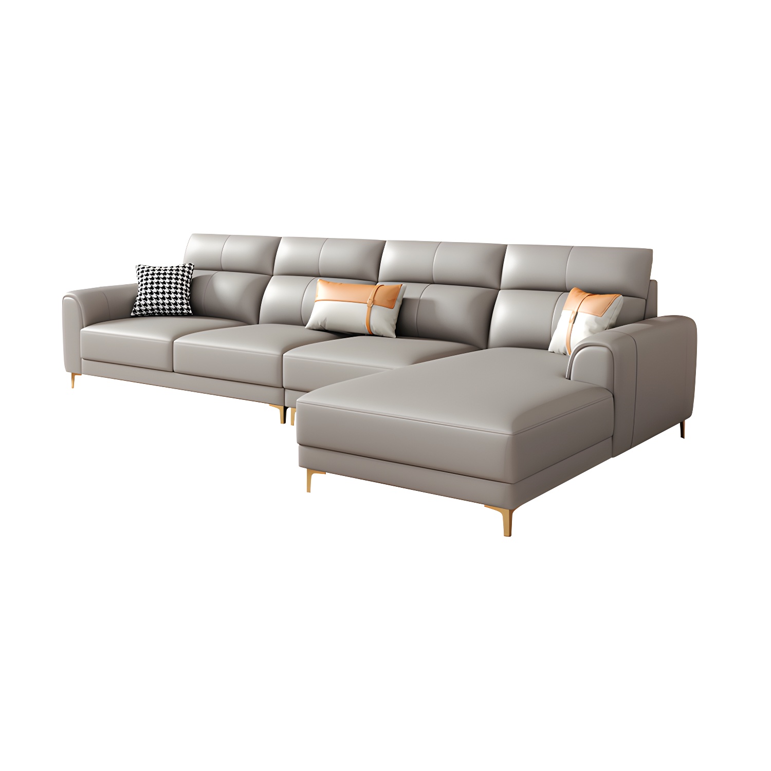 Modern Gray Sectional Sofa | Ormau - image 12
