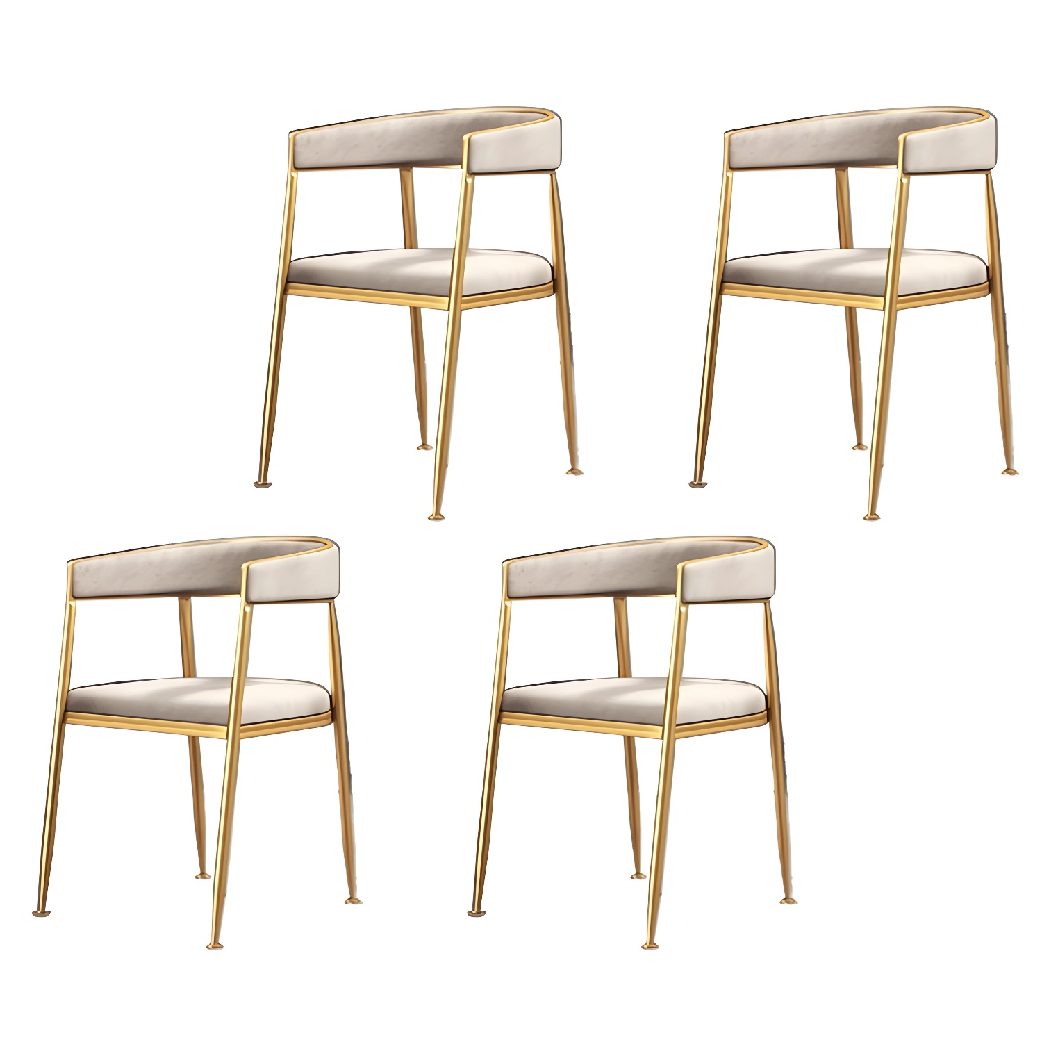 Glam Gold Arm Chair | Ormau - image 42