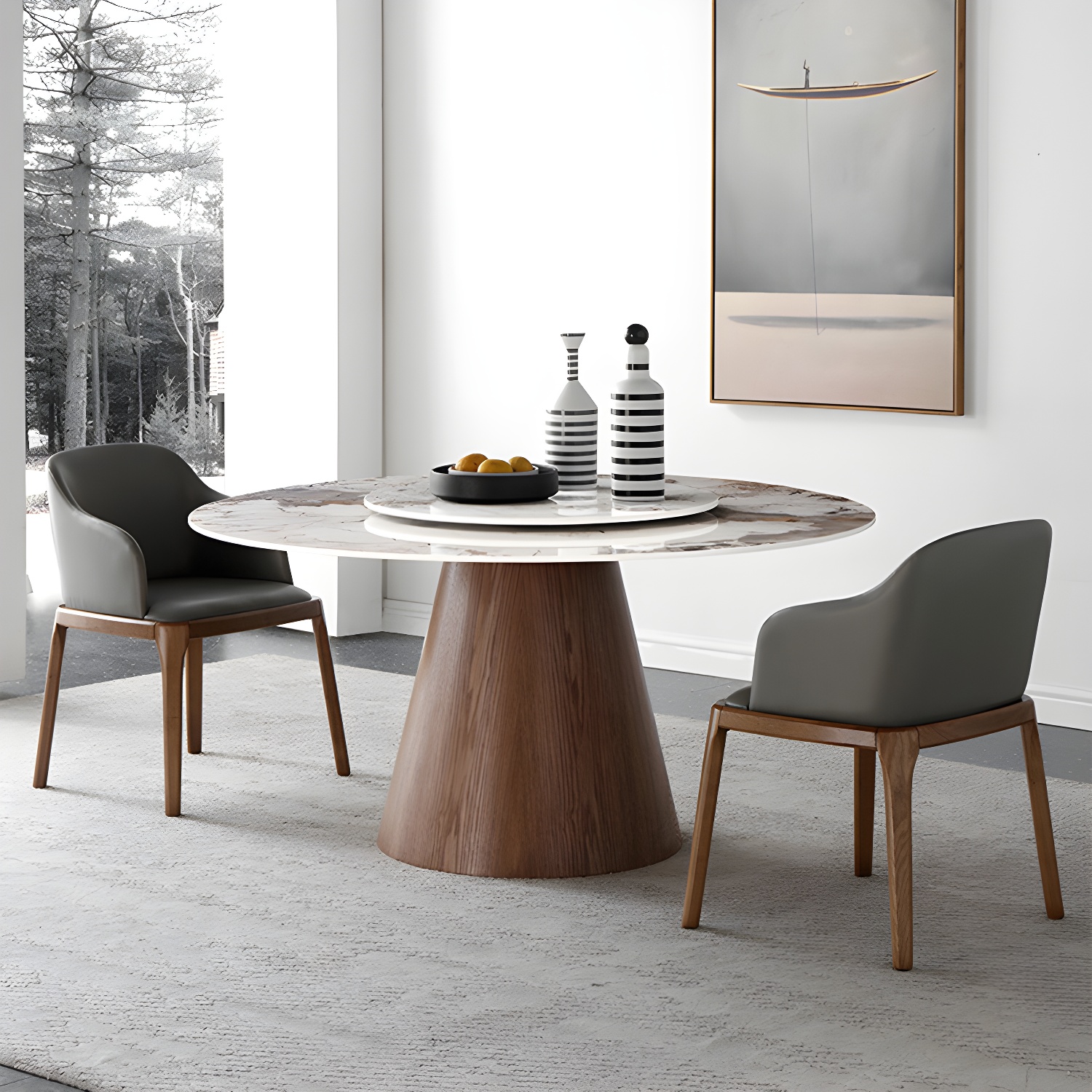 Round Stone Dining Table | Ormau - image 3