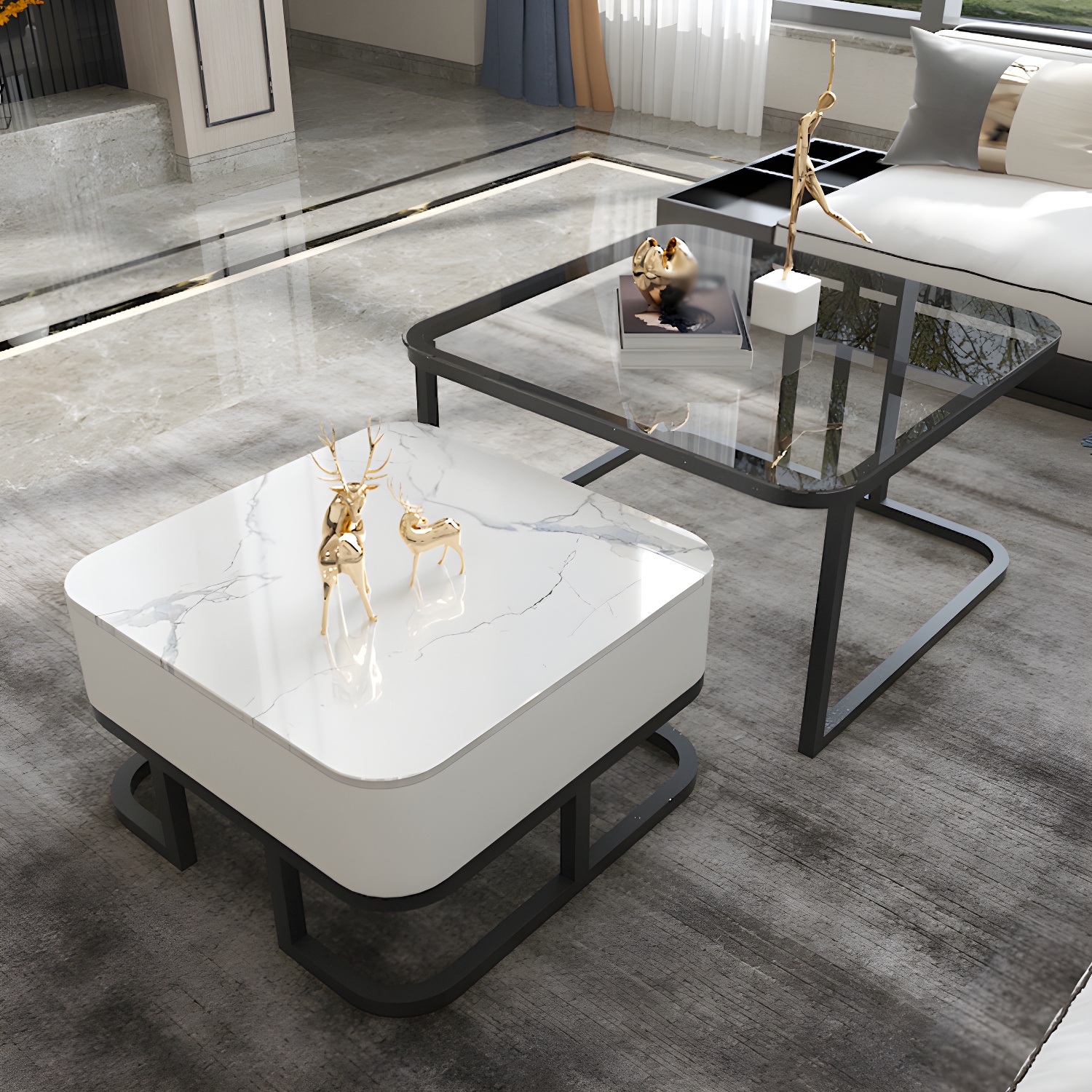 Nesting Stone Coffee Table | Ormau - image 7