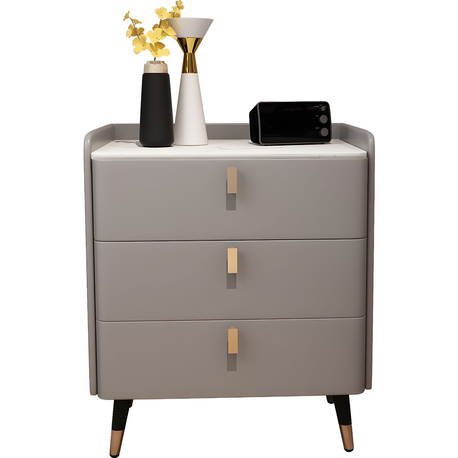 Glam Accent Table Nightstand | Ormau - image 14