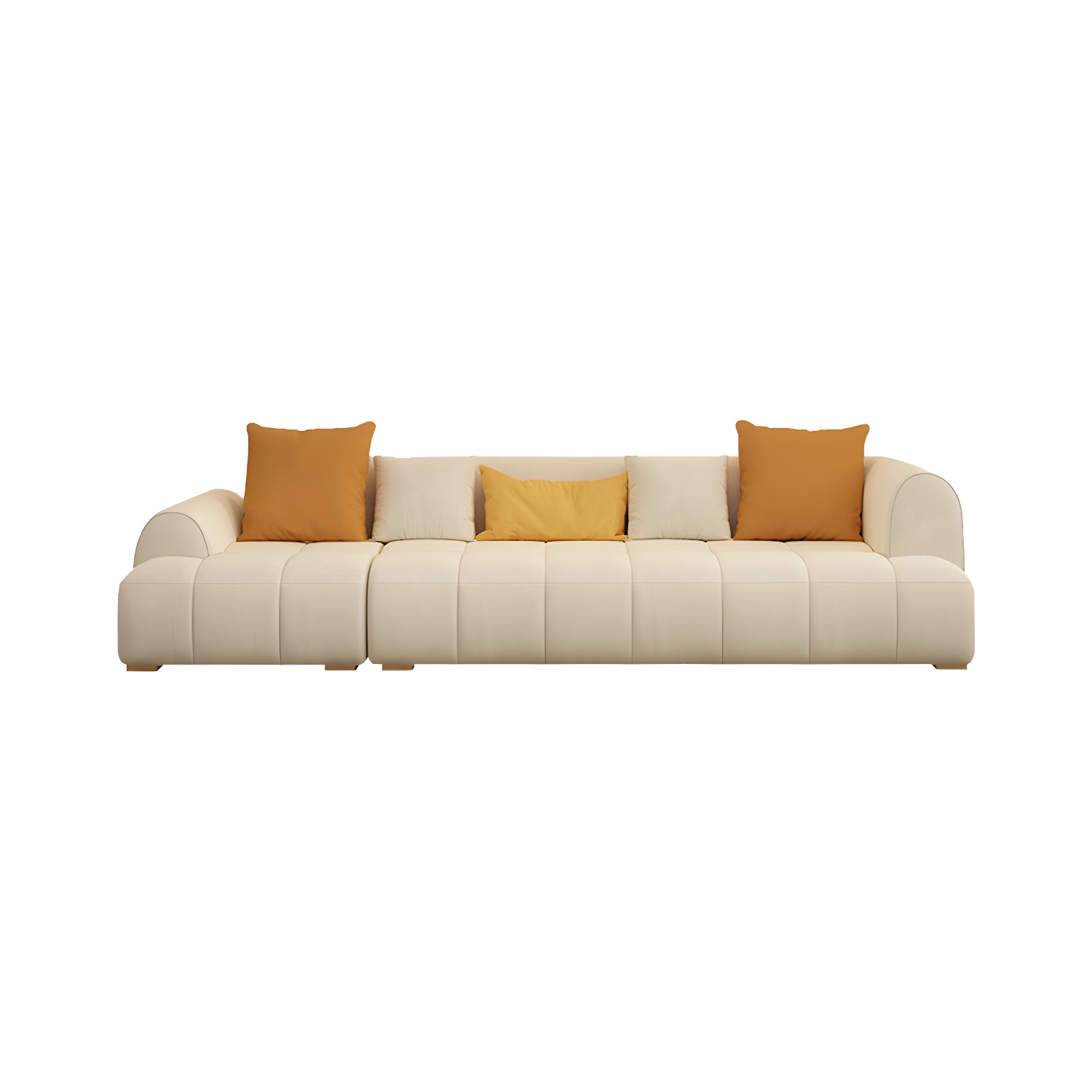 Modern Beige Sectional Sofa | Ormau - image 5