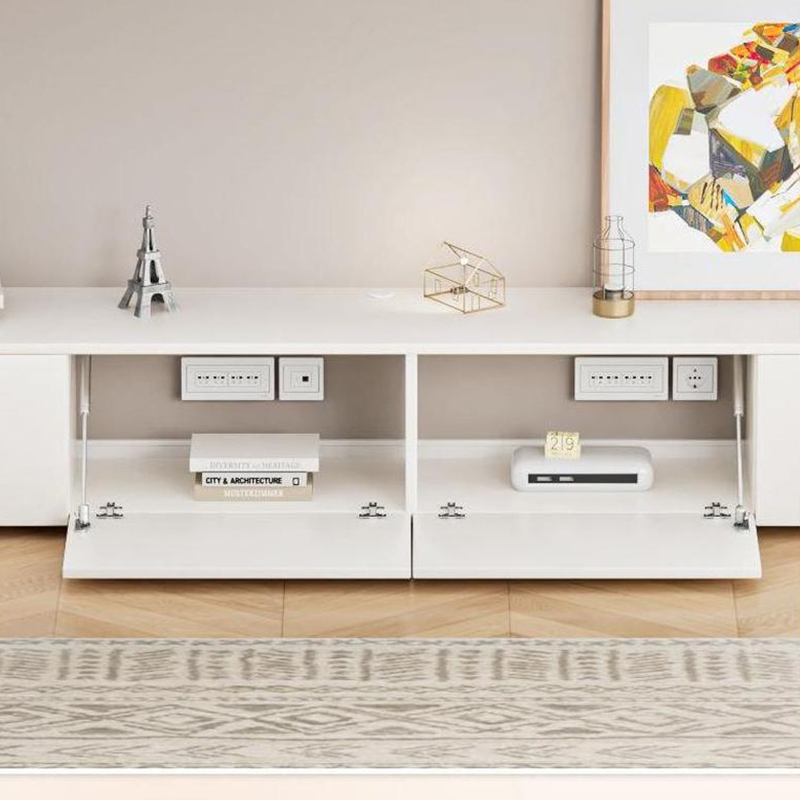 Modern White TV Stand | Ormau - image 6