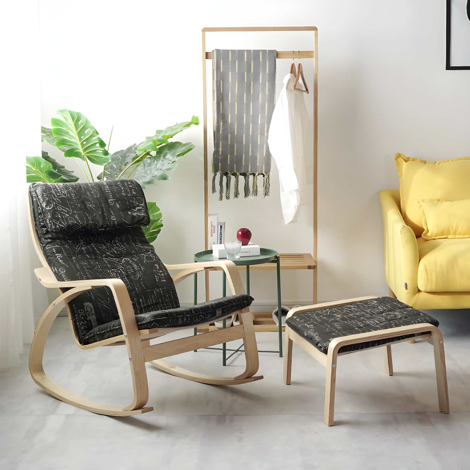 Modern Rocker & Ottoman Set | Ormau - image 5