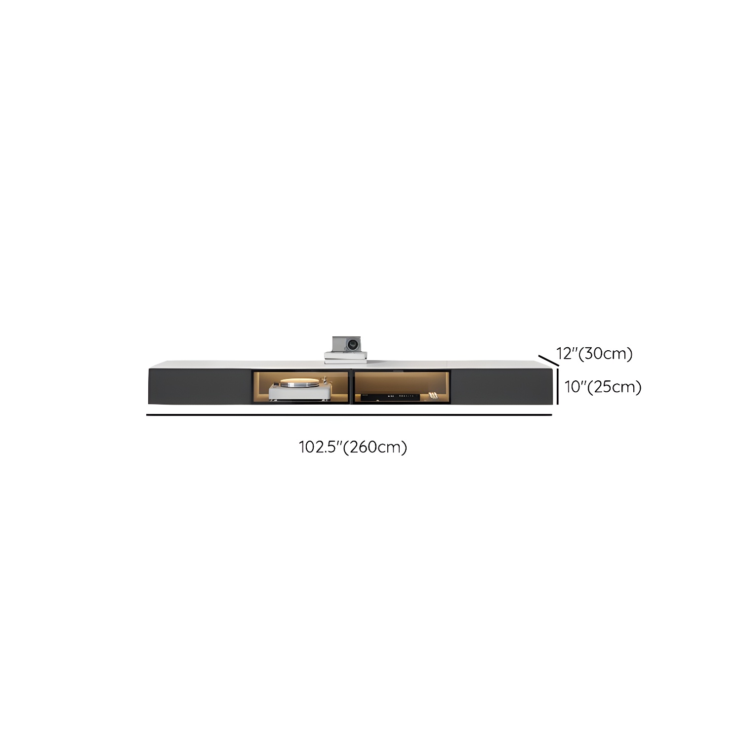 Wall-Mounted Media Stand | Ormau - image 15