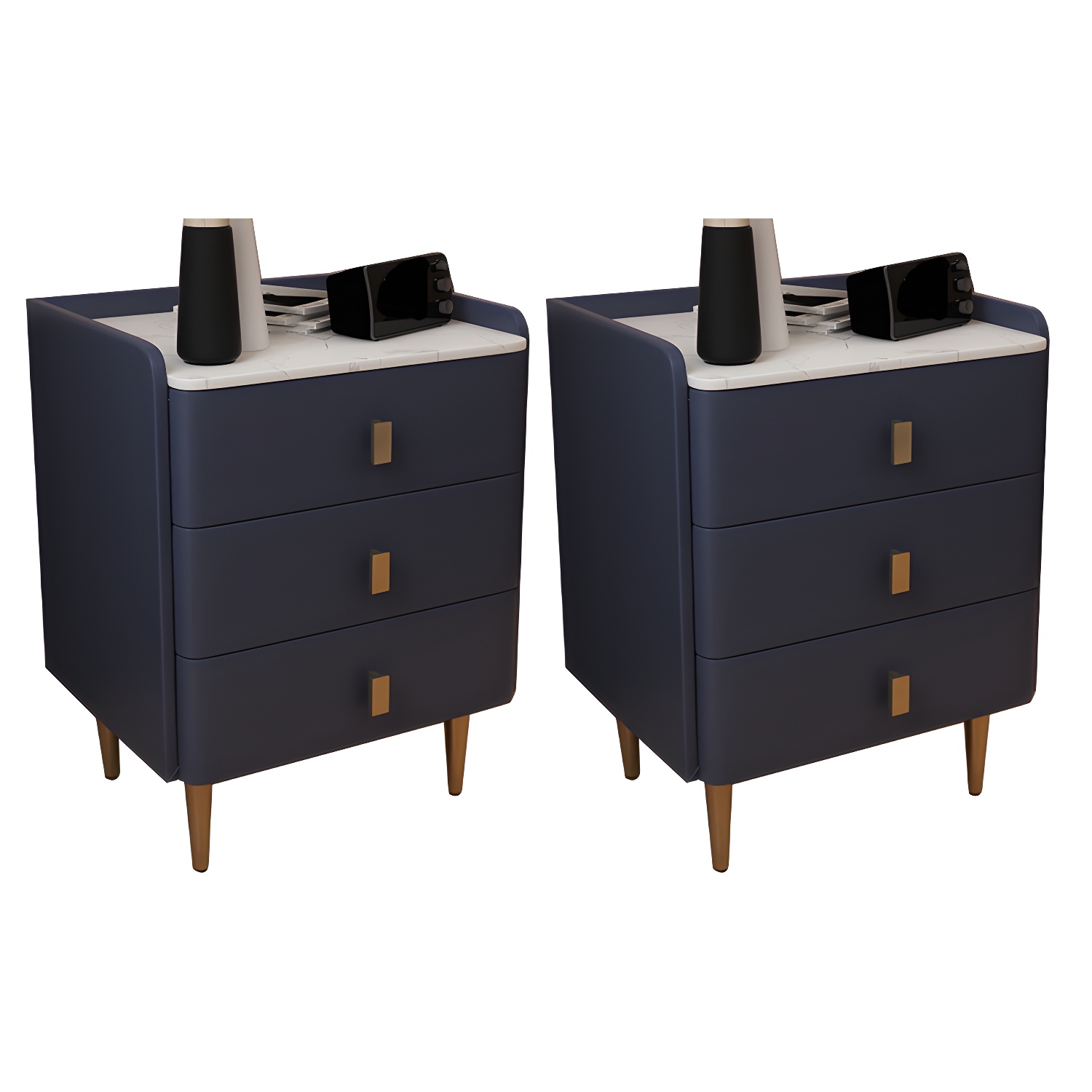 Glam Accent Table Nightstand | Ormau - image 25