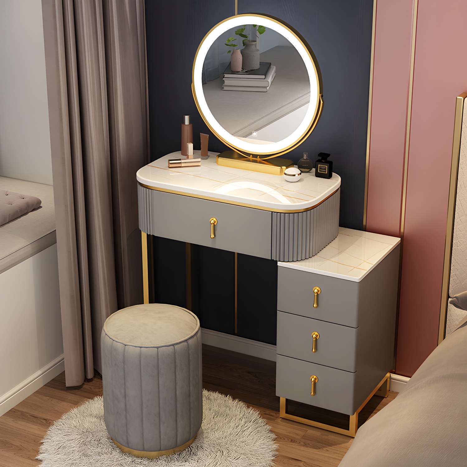 Glam Lighted Vanity | Ormau - image 30
