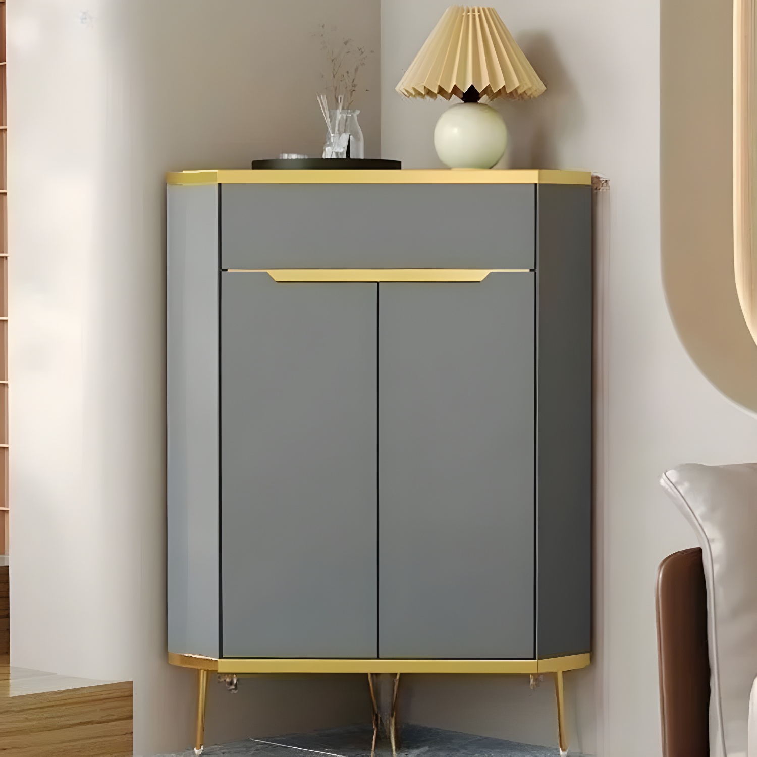 Glam Gold Cabinet | Ormau - image 1