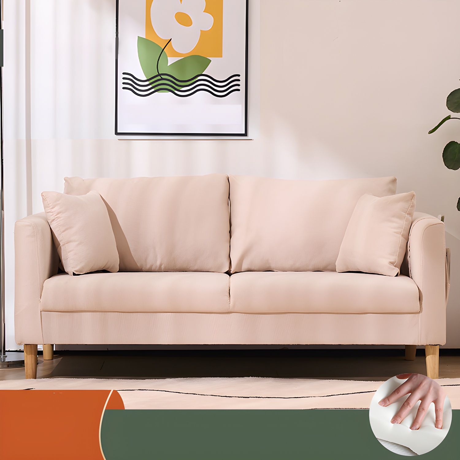 Tuxedo Arm Loveseat | Ormau - image 24