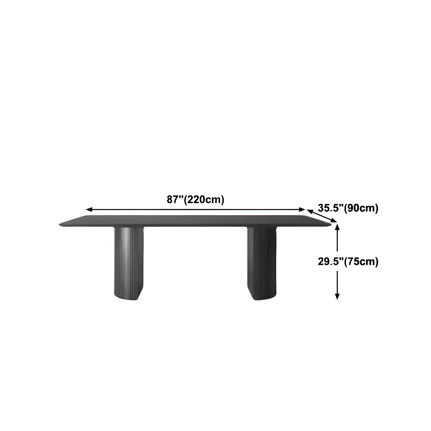 Modern Pine Dining Table | Ormau - image 17