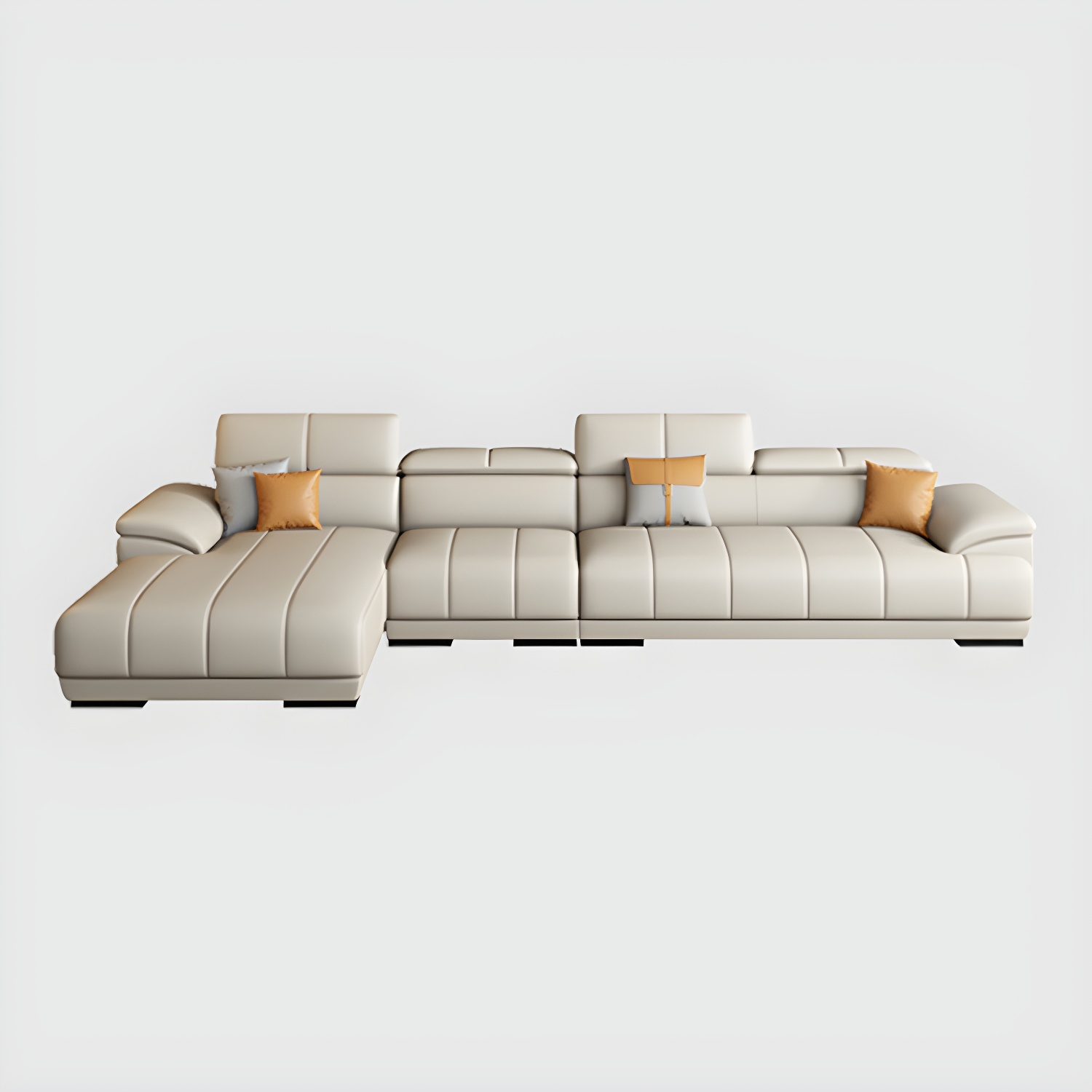 Elegant Leather Sectional | Ormau - image 11
