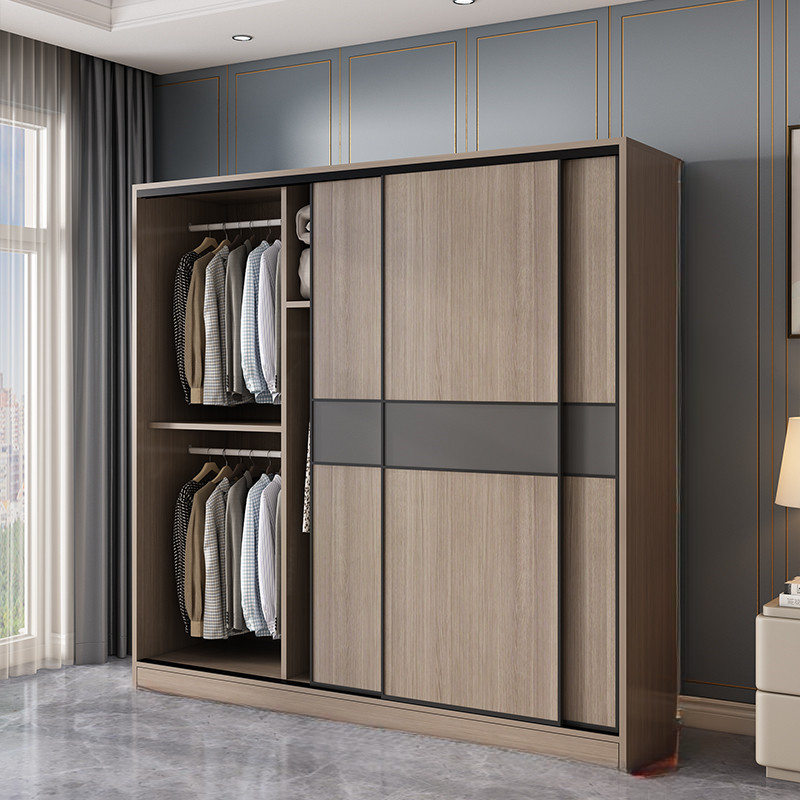 Rustic Brown Self-supporting Armoire Cabinet Pine with Shelves - image 35