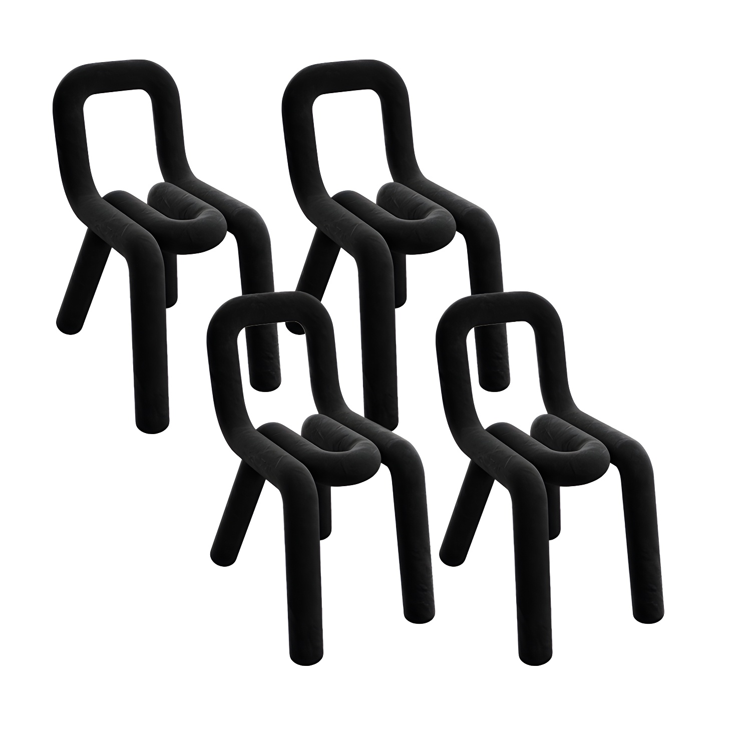 Velvet Open-Back Dining Chair | Ormau - image 21