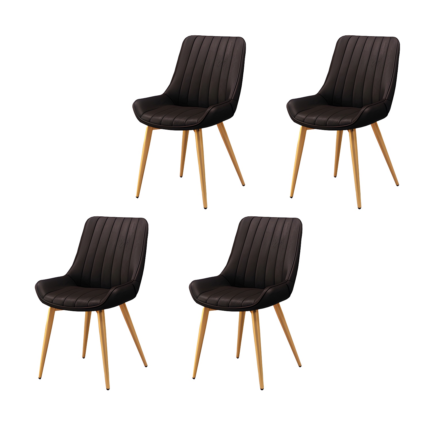 Faux Leather Dining Side Chair | Ormau - image 38