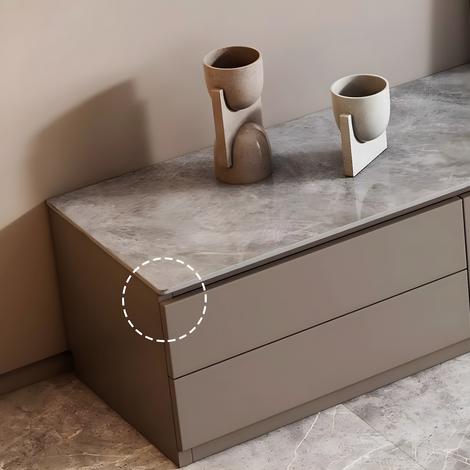 Champagne Stone TV Stand | Ormau - image 6
