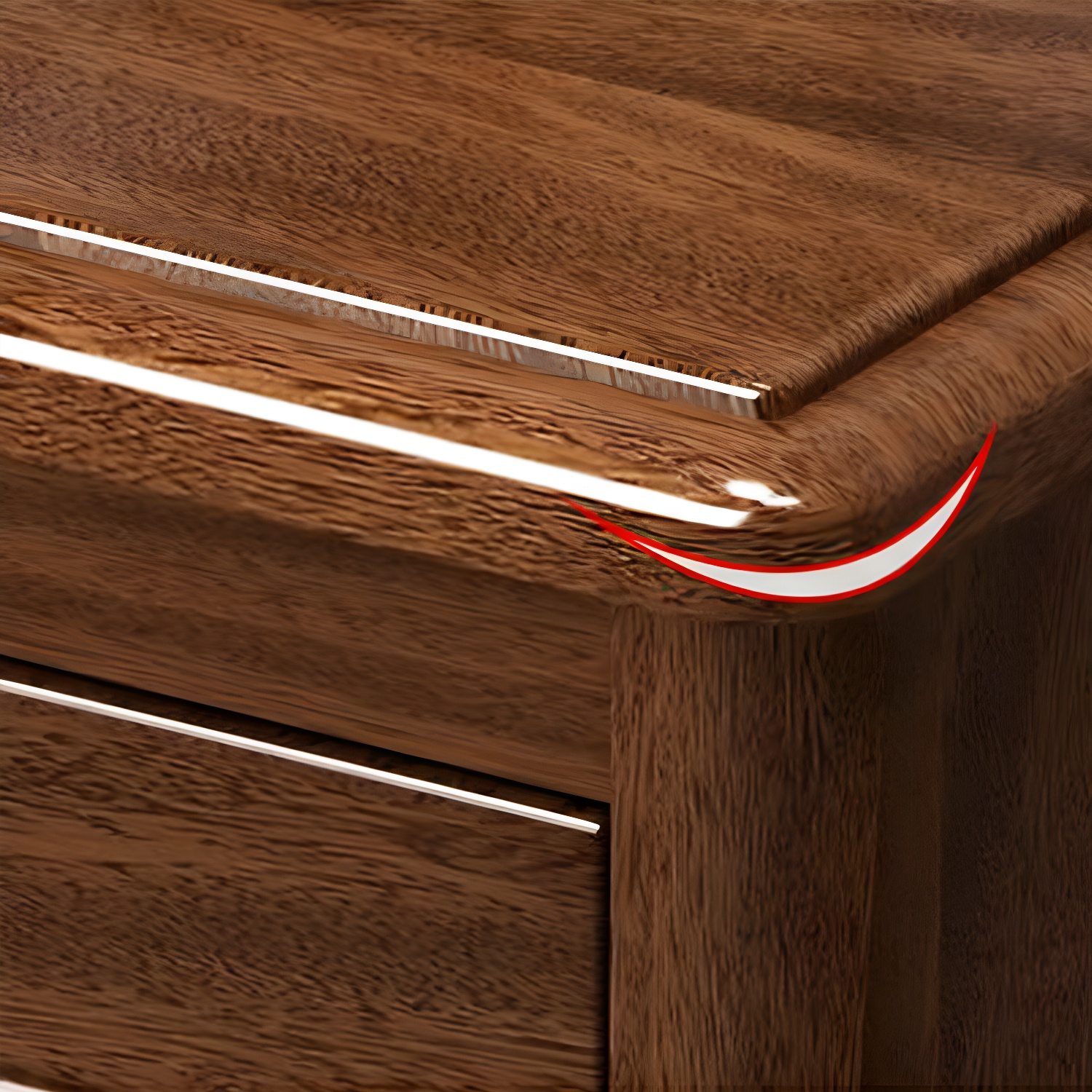 Wood Dresser | Narrow Vertical Design | Ormau - image 8