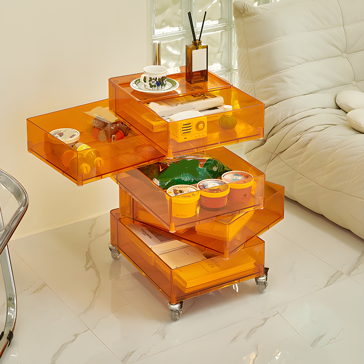 Lucent Drawer Nightstand | Ormau - image 14