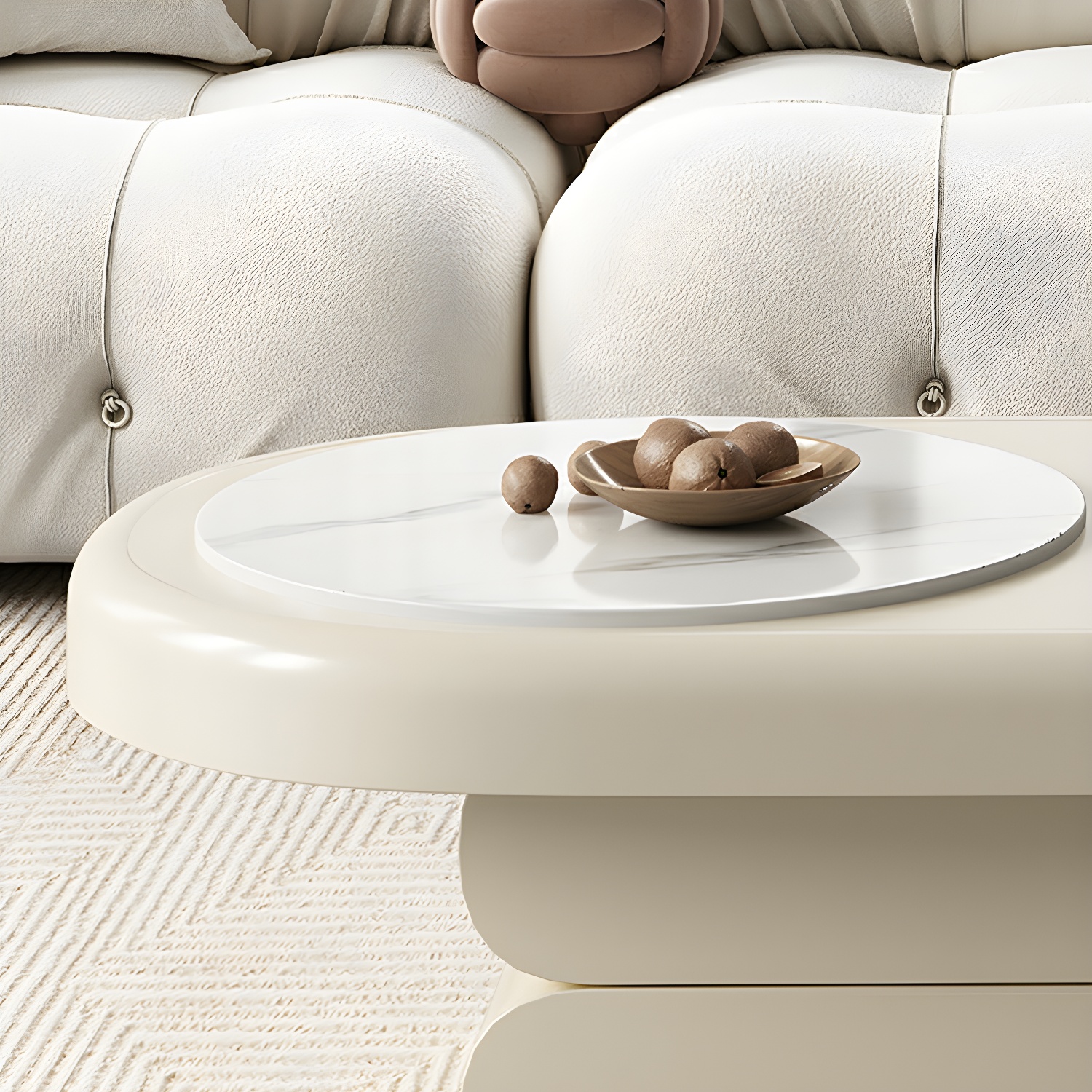 Modern Oval Coffee Table | Ormau - image 10