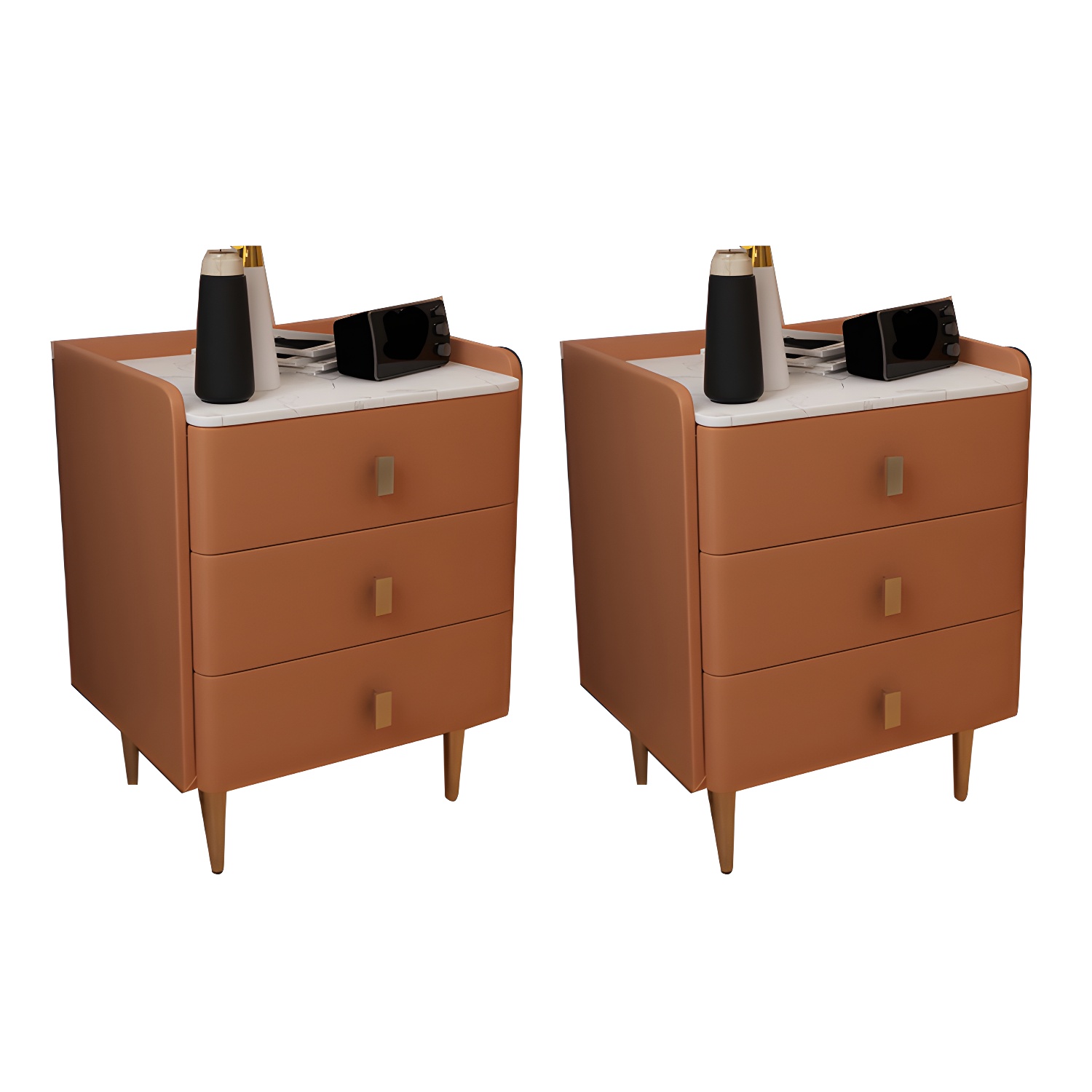 Glam Accent Table Nightstand | Ormau - image 23