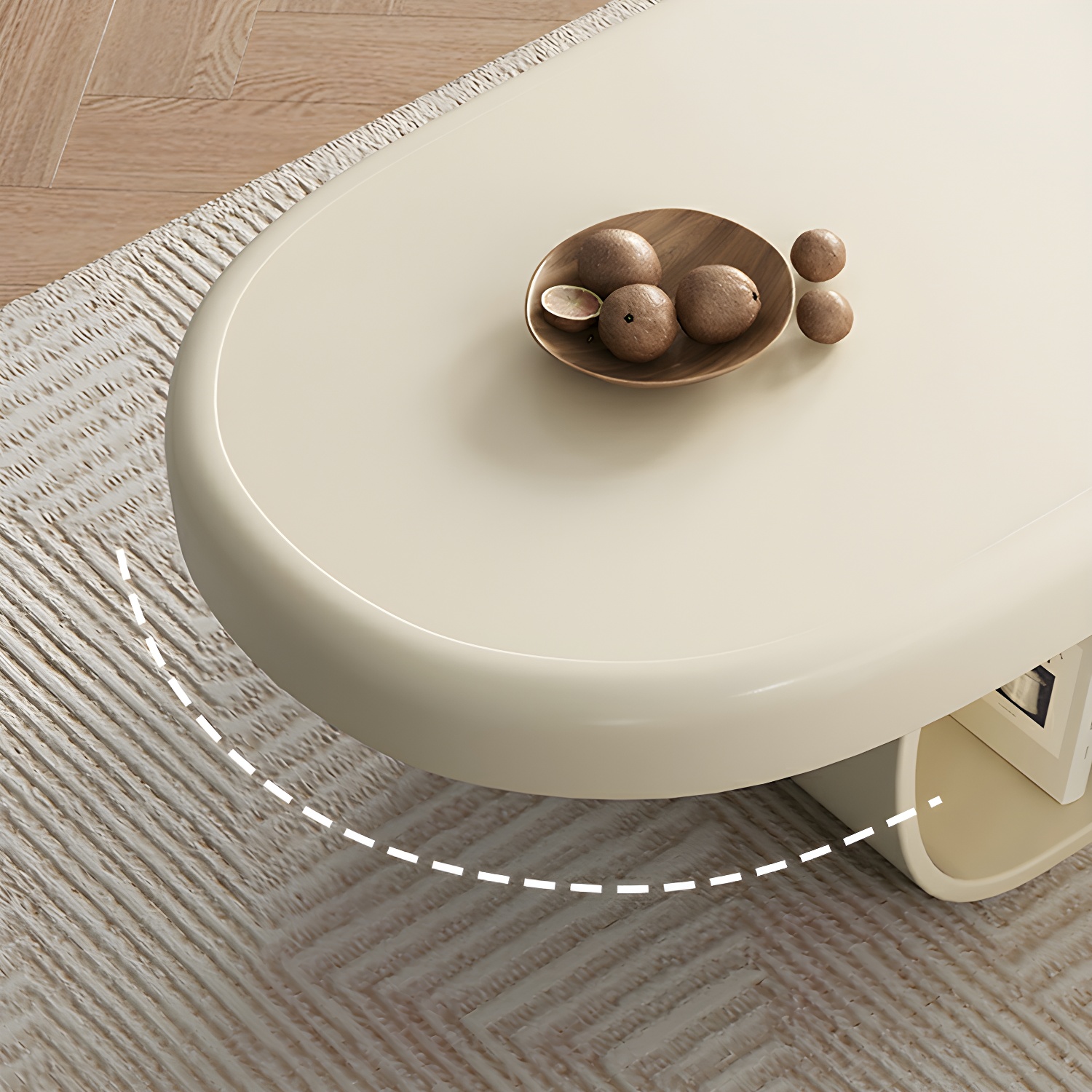 Modern Oval Coffee Table | Ormau - image 11