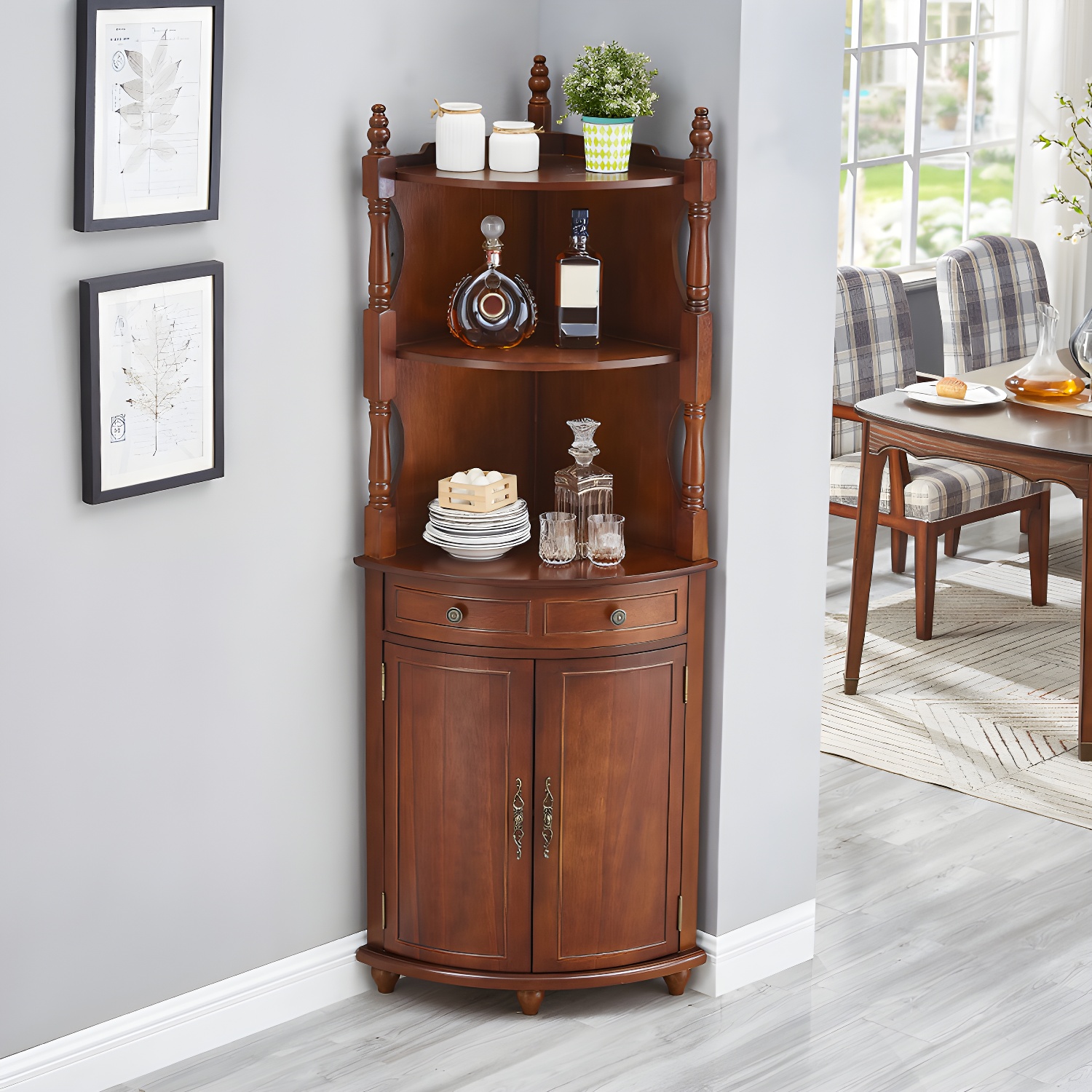 Mid-Century Corner Cabinet | Ormau - image 4