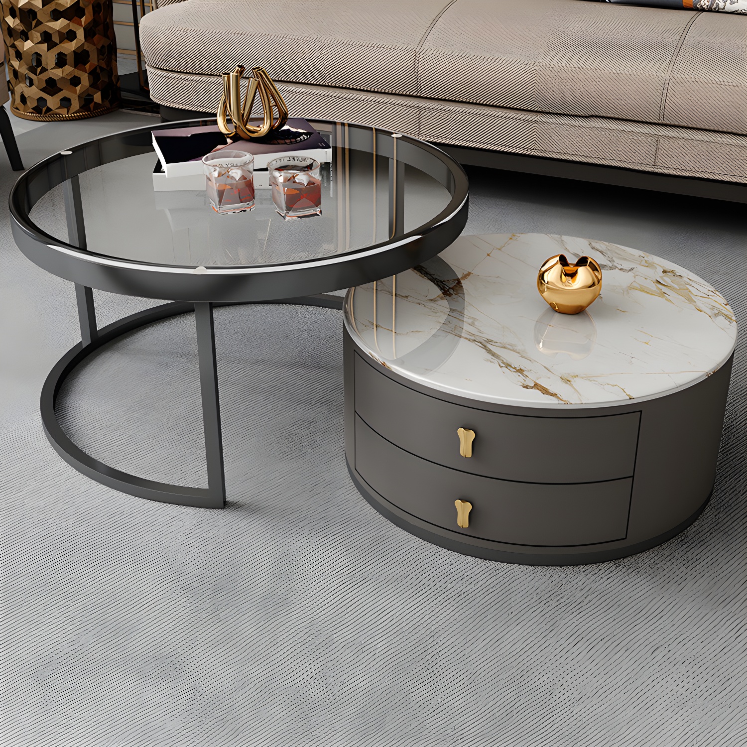 Nesting Coffee Table Set | Ormau - image 7