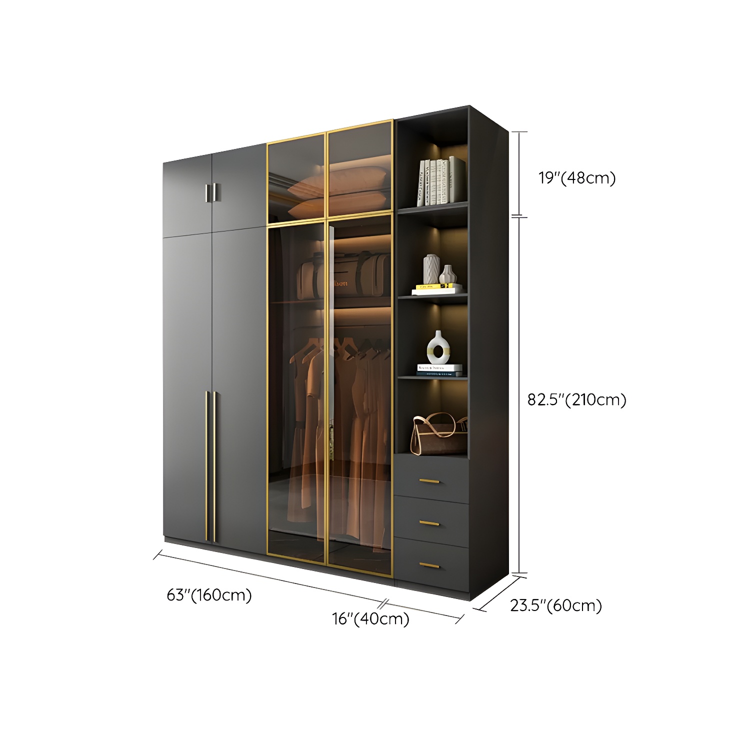 Modern Wardrobe Armoire | Ormau - image 35