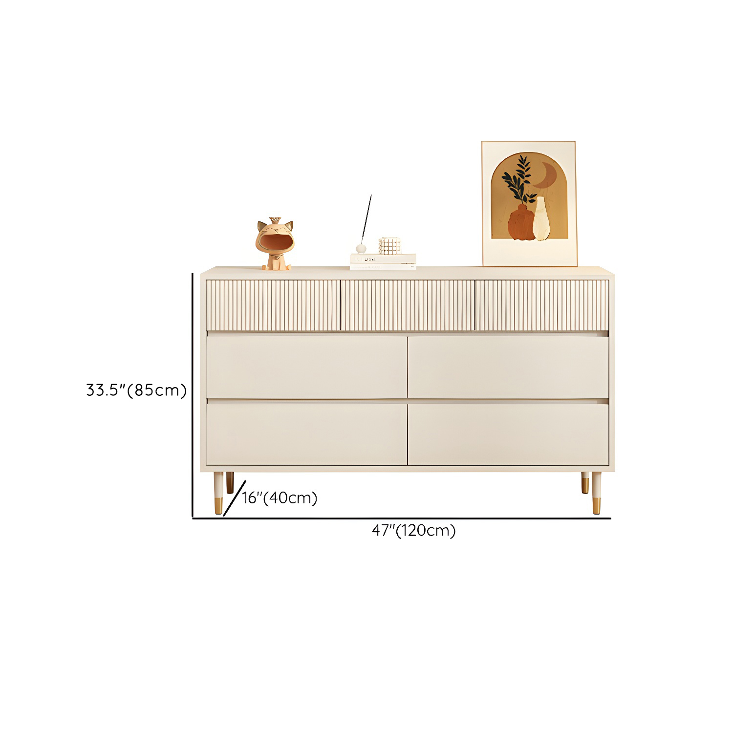 Modern White Dresser | Ormau - image 17