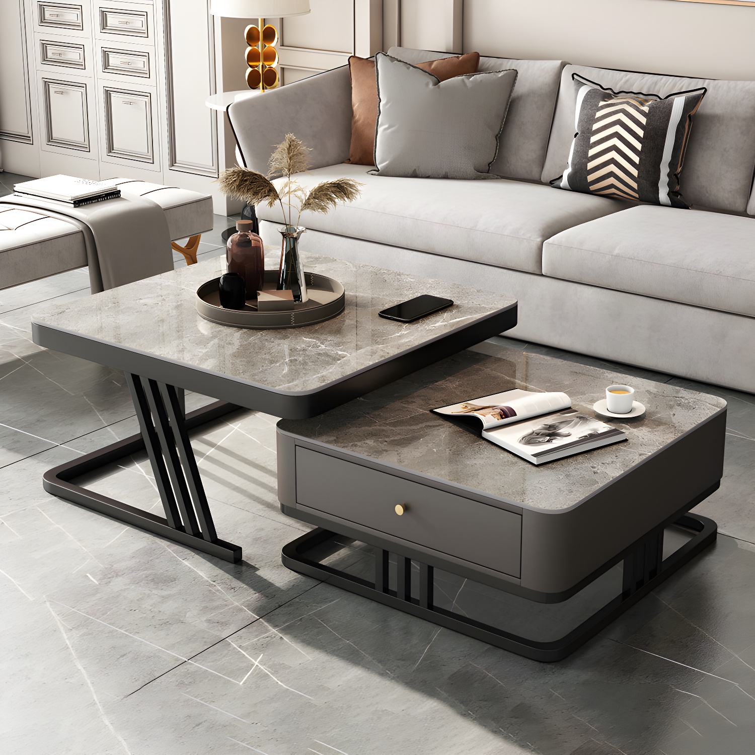 Modern Round Coffee Table | Ormau - image 6