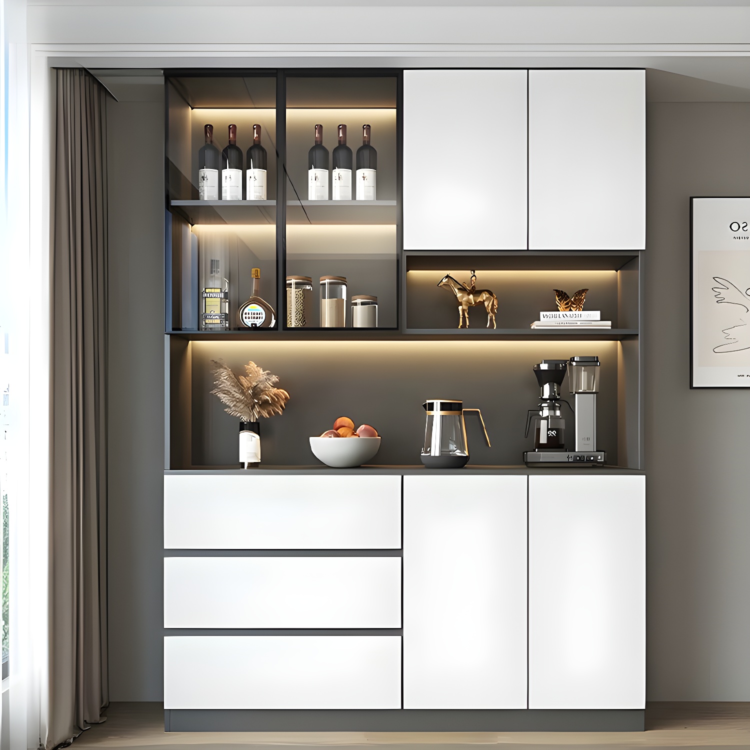 Modern Sideboard with Lighting | Ormau - image 62