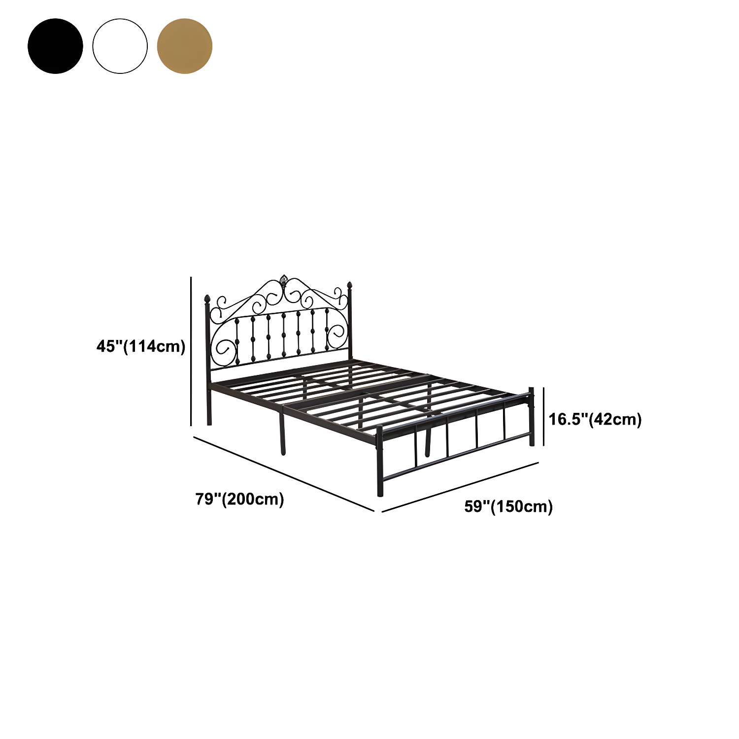 Glam Metal Bed | Ormau - image 19