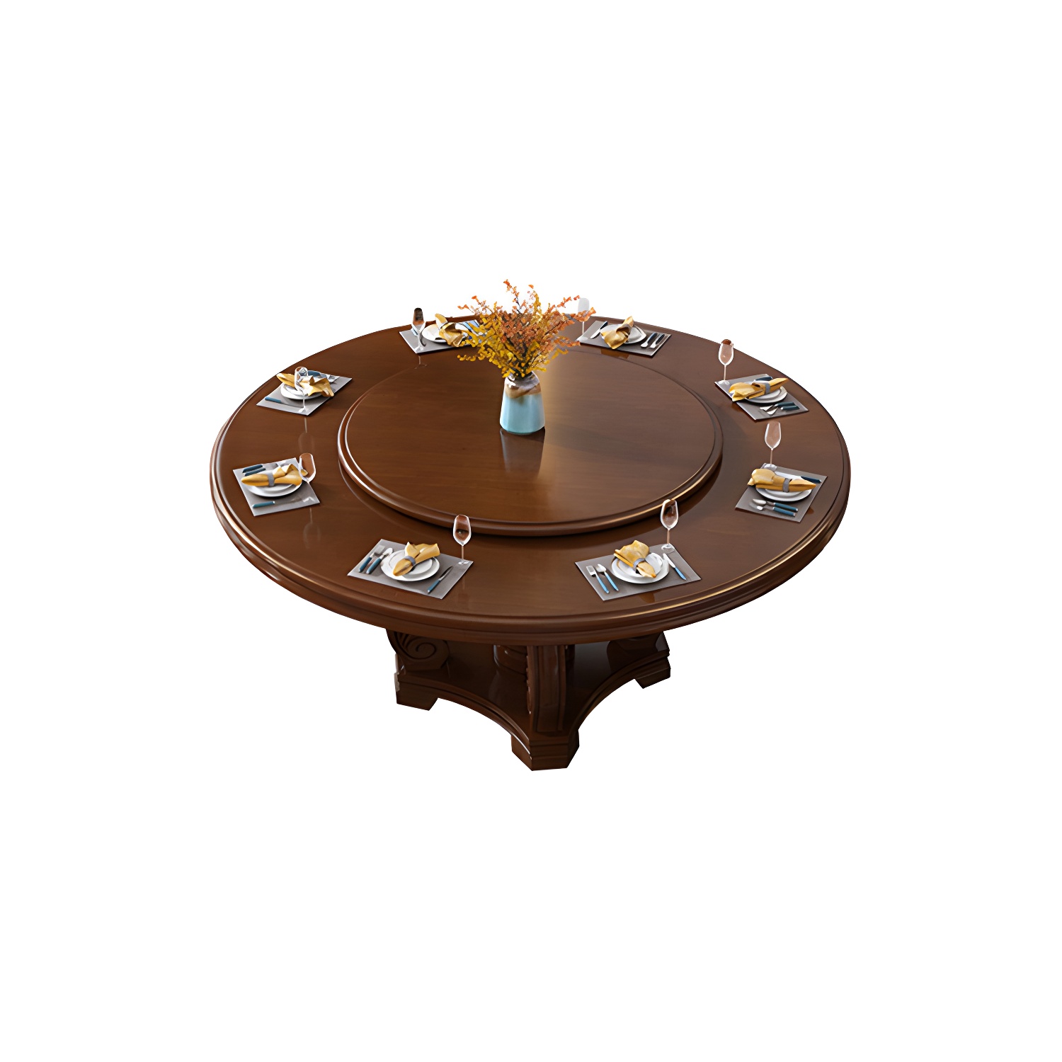 Turntable Dining Table | Ormau - image 36