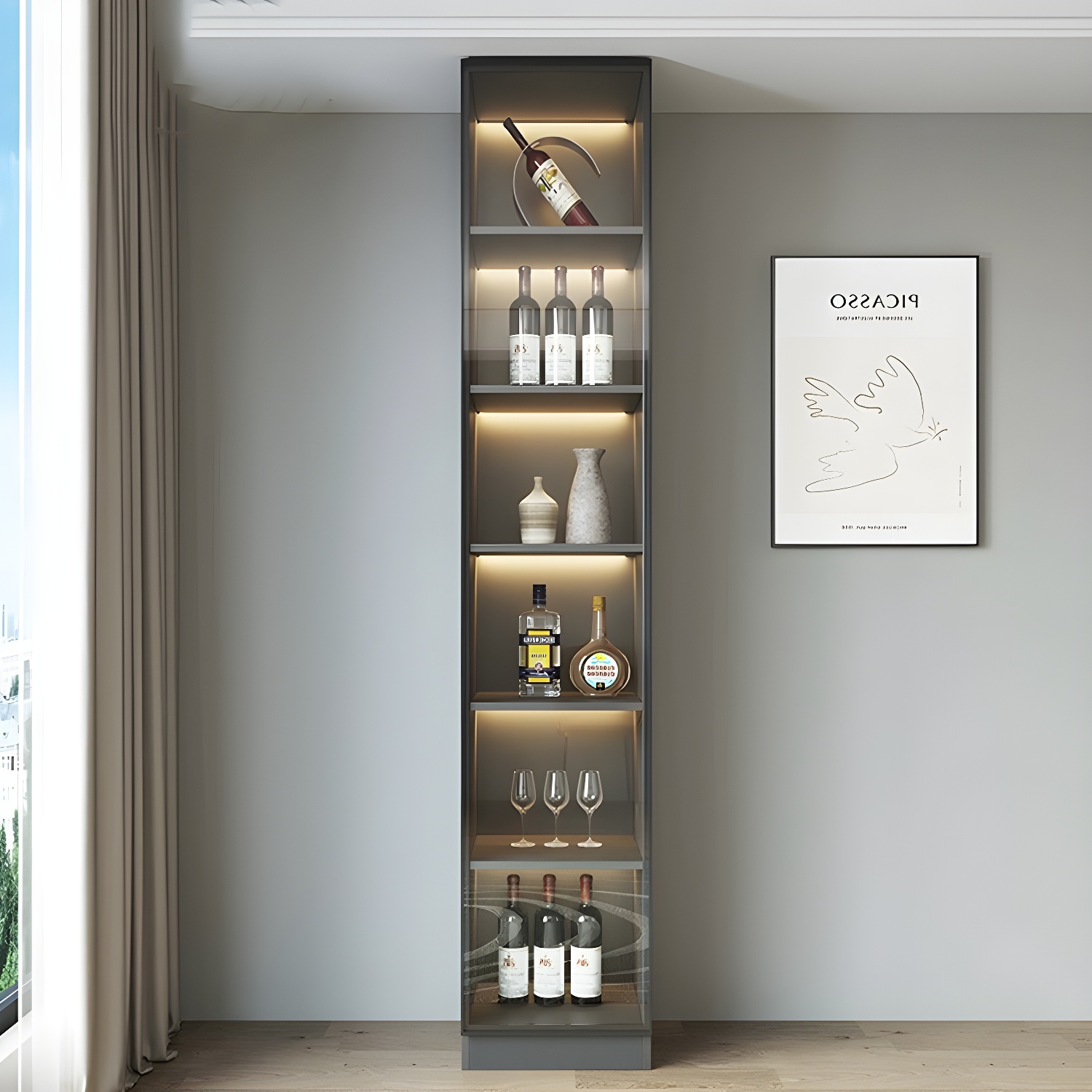 Modern Sideboard with Lighting | Ormau - image 1