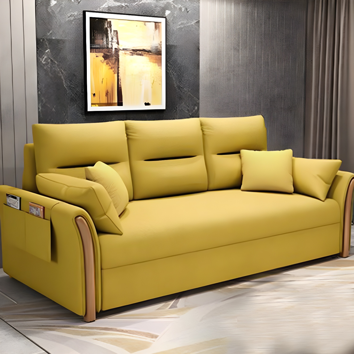 Flared Arm Sofa Bed | Ormau - image 6