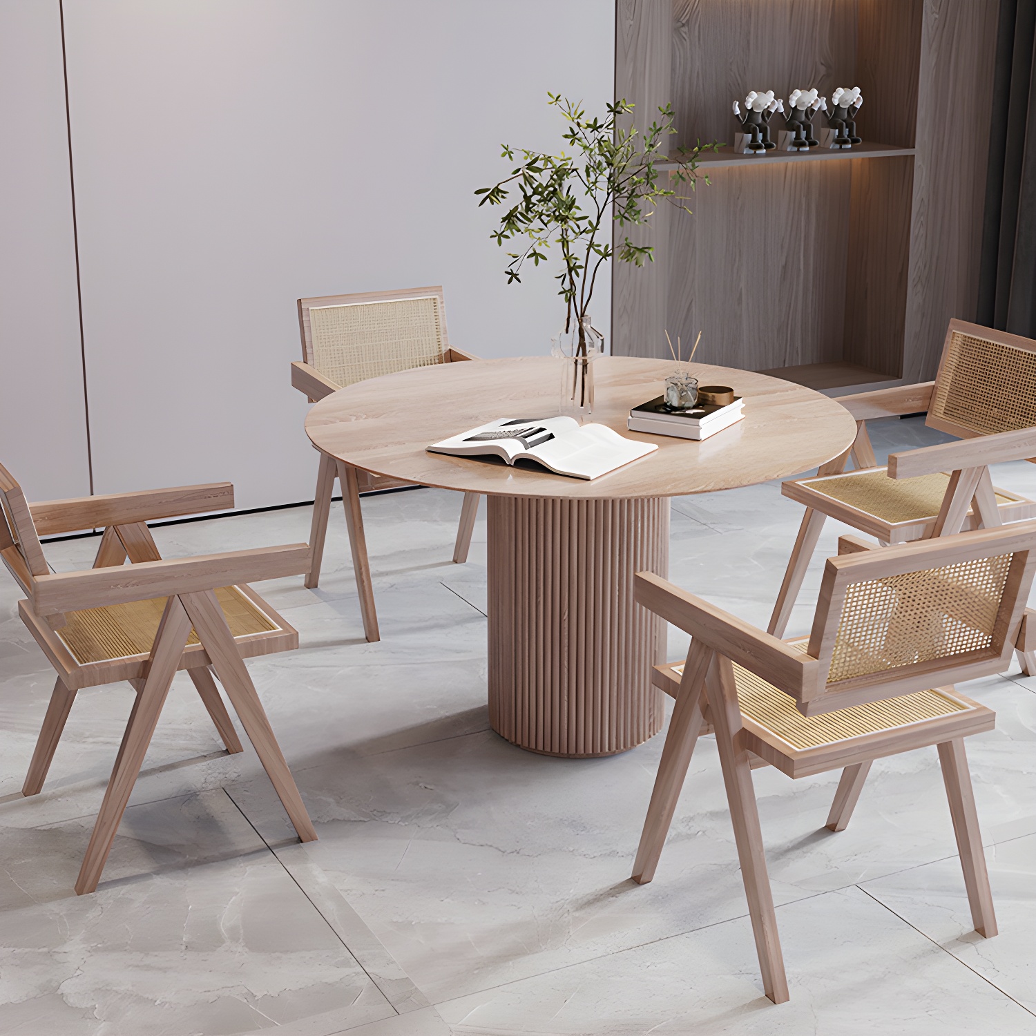 Solid Wood Round Dining Table | Ormau - image 11