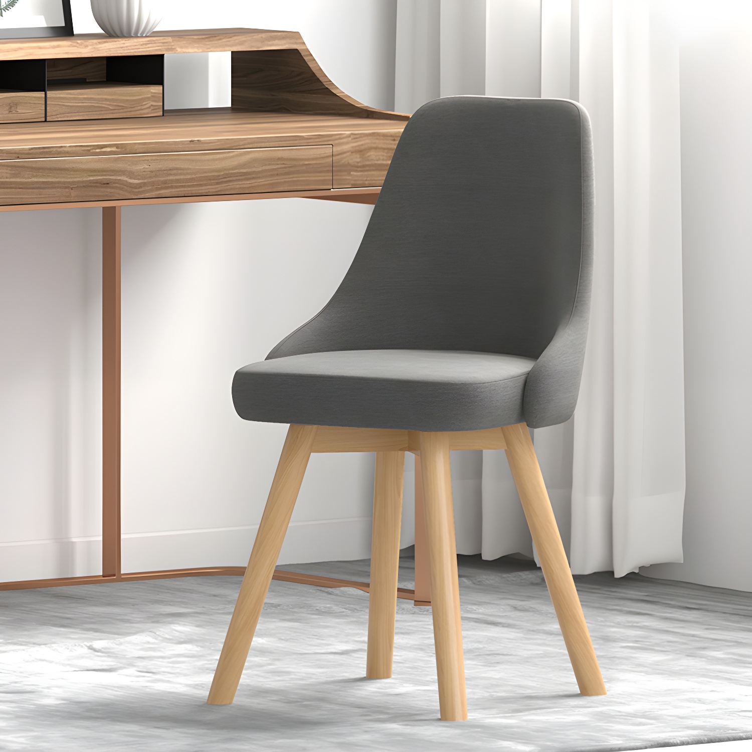 Modern Swivel Dining Chair | Ormau - image 14